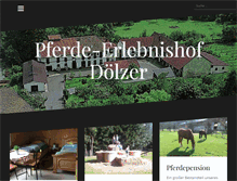Tablet Screenshot of bauernhof-doelzer.de